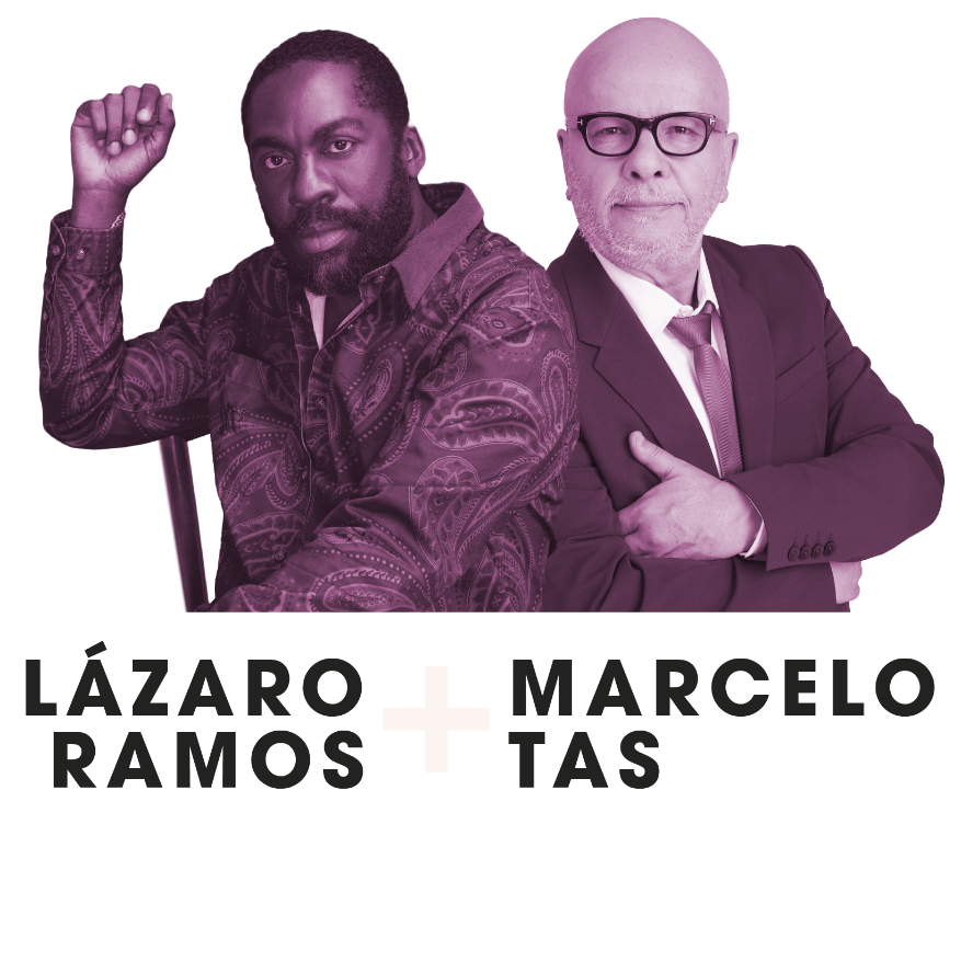 Marcelo Tas e Lázaro Ramos