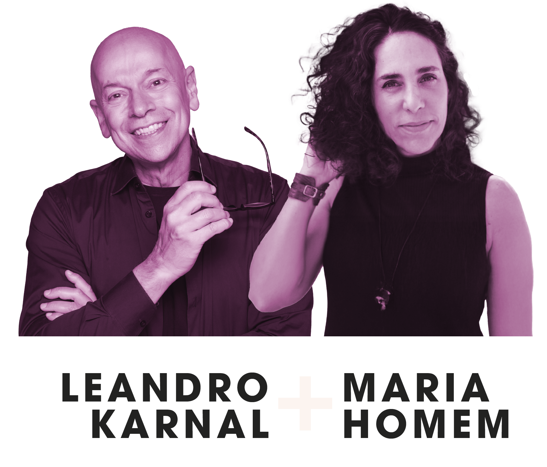 Leandro Karnal e Maria Homem